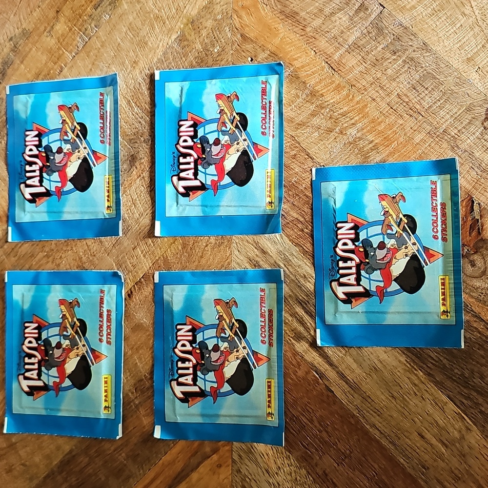 Disney's Tale Spin Panini Stickers To Complete Your Album Sealed Packs